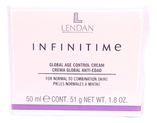 Lendan Infinitime Crema Global Antiedad 50ml Tipo de piel Normal Y Mixta