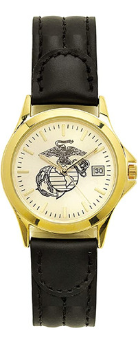 Aqua Force Marines Reloj De Latón Dorado Con Cara De 1.496