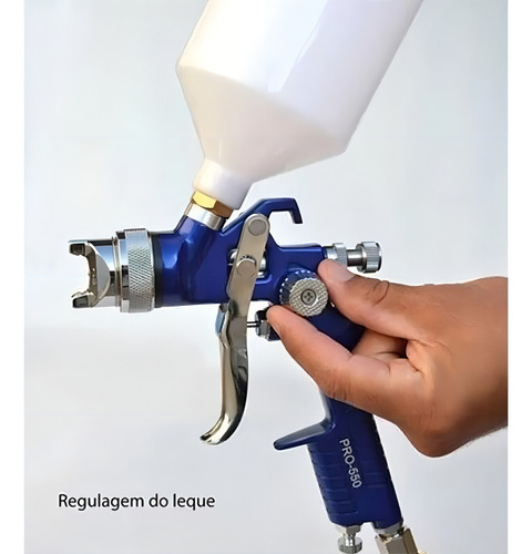 PDR Pistola Pro-550 bico 1.4 Cor Azul 600 mL