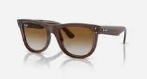 Comprar Anteojos De Sol Ray- Ban Reverse Wayfarer Marron Rb R0502s Waayfarer Reverse Marrón Marrón Transparente Marrón Transparente