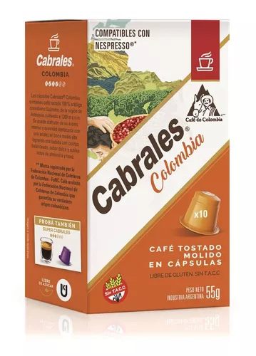 Capsulas Compatibles Nespresso Cabrales