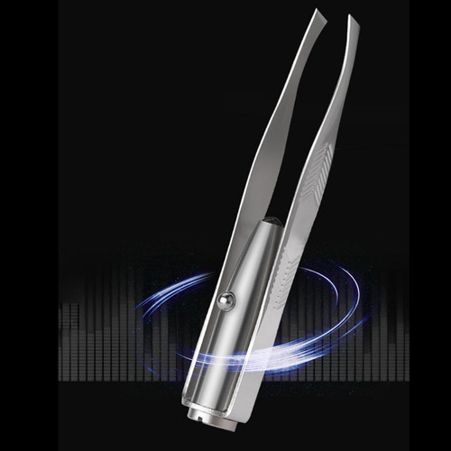 Pinça Com Clipe De Remoção De Pelos De Luz Led Para