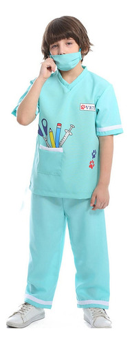 1 Disfraz De Médico Veterinario For Niños De Purim Carnival,
