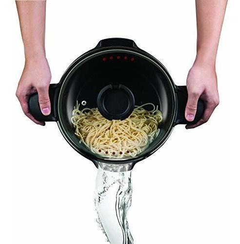 Masterpan 5 Qt. Stock Antiadherente N Olla Para Pasta C...