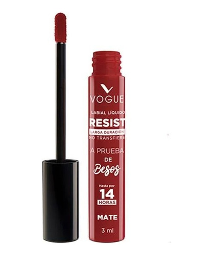 Vogue Labial Líquido Resist A Prueba De Besos