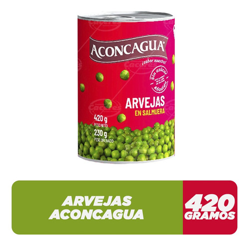 Arvejas Aconcagua En Conservas 420g /230g 