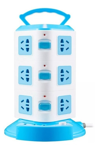 Torre Multicontacto Vertical Con 12 Contactos Y 3 Usb Socket