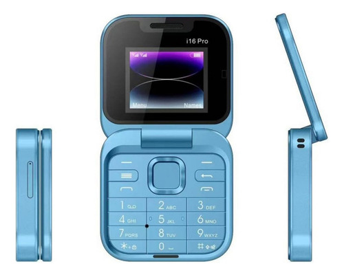 2025 Nuevo Flip Mini Teléfono Móvil Con Radio Fm 2 Tarjetas Sim