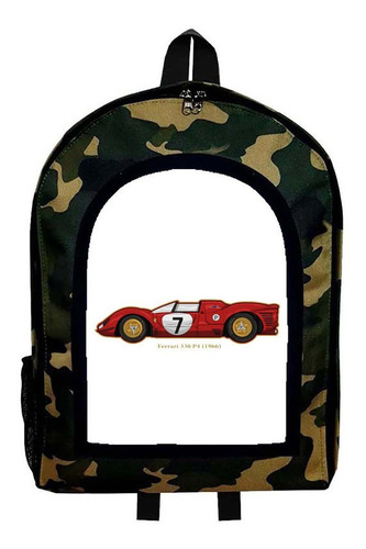 Mochila Camuflada Auto Carrera Pista Mod Aar89