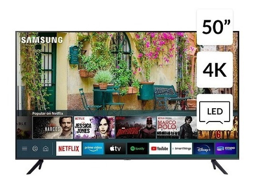 Imagen 1 de 8 de Led Samsung 50 Au7000 Uhd Smart Tv 2021 