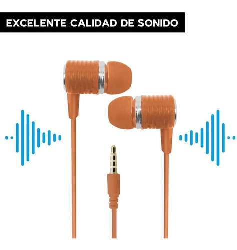 Audifonos Alambricos Celular Manos Libres Microfono In Ear