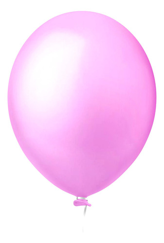 Balão Latex Premium 50 Unidades Nº 9 Decoração Festas Cor Rosa