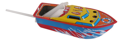 - Boat Juguete De Hojalata Flotando Con Vapor / Vela Power