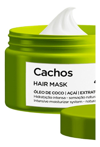 Máscara Cachos Livre De Silicone E Parabenos Let Me Be 250g