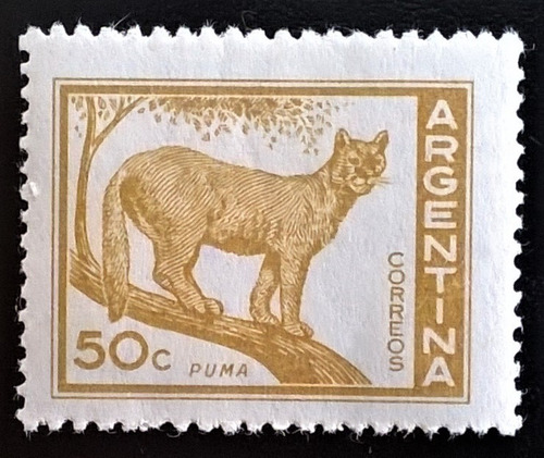 Argentina Fauna, Sello Gj 1125 Aa Mate Import 60 Mint L13867