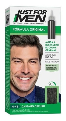 Just For Men Tintura Shampoo Castaño Oscuro