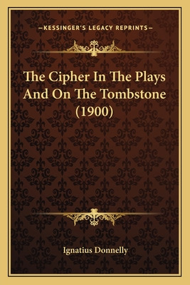 Libro The Cipher In The Plays And On The Tombstone (1900)...