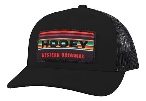Gorra Hooey Horizon En Parche Negro Y Multicolor (negro)