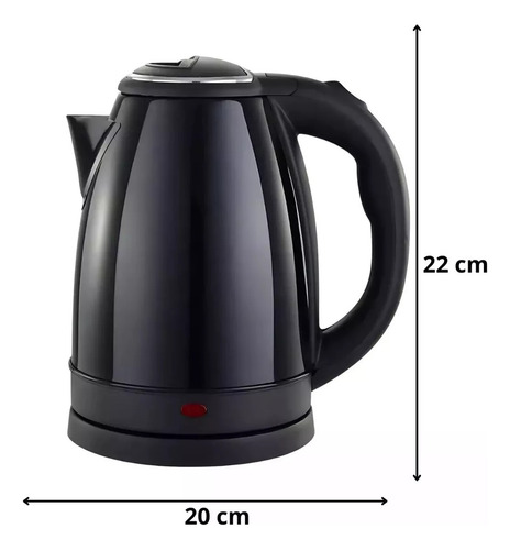 Chaleira Elétrica 2 Litros Preta 1200w Elgin Cor Preto