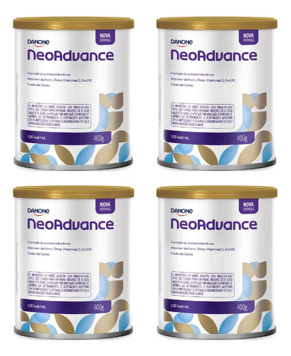 Fórmula Infantil Neo Advance 400g Kit 12 Unidades