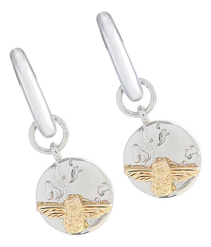 Aretes Olivia Burton Plata/bañode Oro 18k Objame149 Mujer