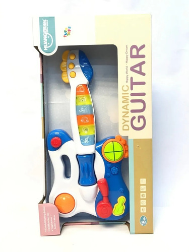 Guitarra Didáctica Bebe Sonajero Luces Sonidos Niño Y Niña
