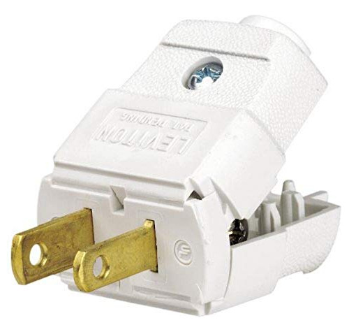 Enchufe Leviton Polarizado Blanco