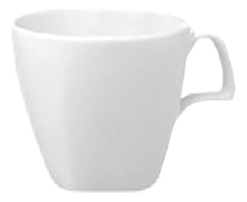 Set De 6 Tazas Te De Porcelana Blancos Cuadrada 220cc Star R