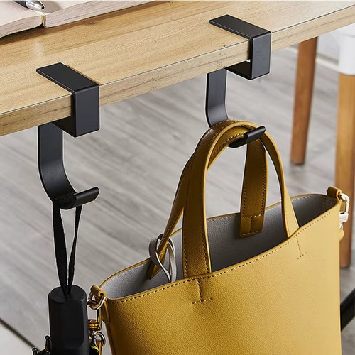 Gancho Sencillo Para Accesorios Escritorio Mesa Apertura 3cm Blanco