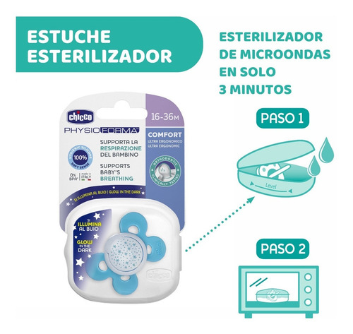 Imagen 8 de 10 de Chupete Divertido Physio Comfort Silicona 16-36m
