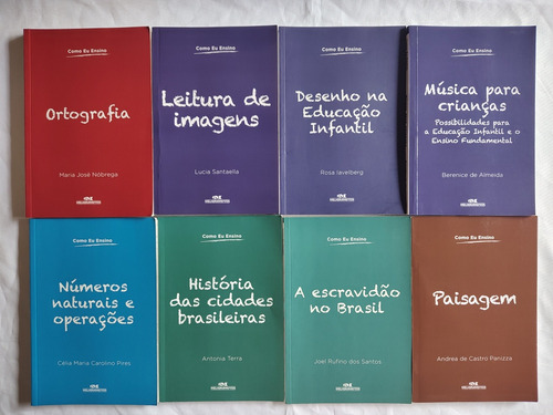 Coleção De 10 Volumes De Livros Como Eu Ensino (Usado)