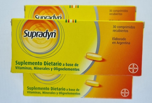 Supradyn Oligoelementos Minerales Y Vitaminas Comprimidosx90