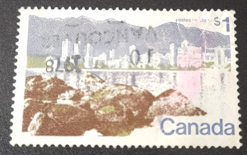 Sello Postal Canadá - Ciudades 1972