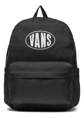 Mochila Vans Old Skool Back Pack Negro Blanco Off The Wall Negro Liso