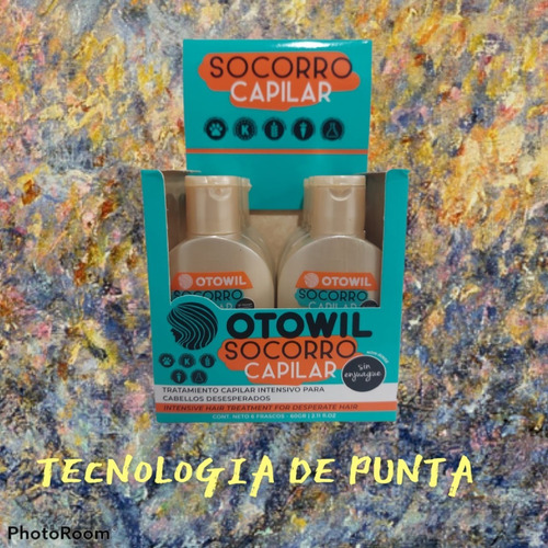 Otowil Socorro Capilar Reparador Sin Enjuague Vegano 60g