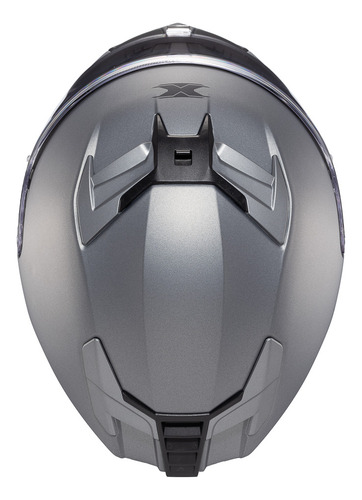 Capacete Fechado Texx Kaiman Tamanho 58 Com Óculos Solar Interno Solido Titanium
