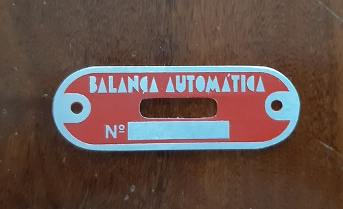 Imagem 2 de 2 de 2 Placas Logo Balança Filizola Antiga 100% Originais Raras