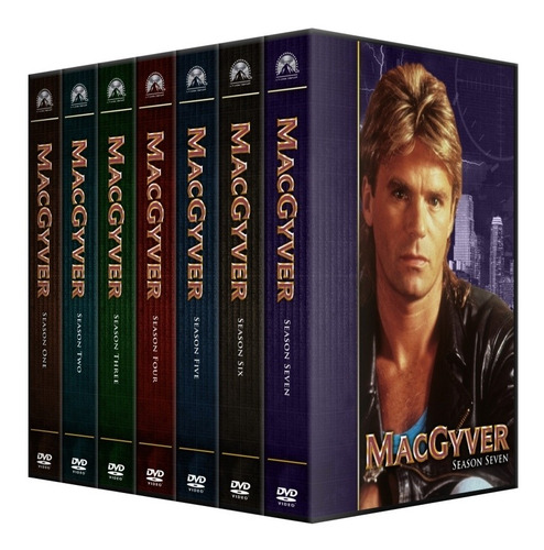 Macgyver Serie Completa Temporadas 1 A 7 Latino Dvd