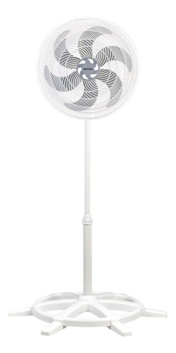 Ventilador de pé Ventisol Ventilador de Coluna Turbo 6 Turbo 6 50cm branco com 6 pás cor  prata de  plástico, 50 cm de diâmetro 60 Hz 220 V