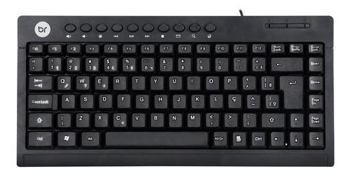 Mini Teclado Usb Multimídia Qwerty Bright