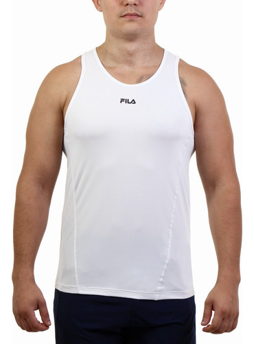 Musculosa Regata Para Hombre Fila Bio Ii Blanca No Days Off