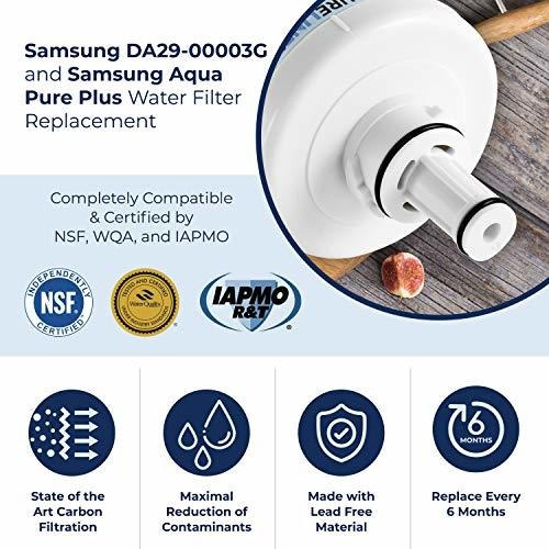 Imagen 2 de 9 de Reemplazo Del Filtro De Agua Pureline Da29-00003g Para Plus