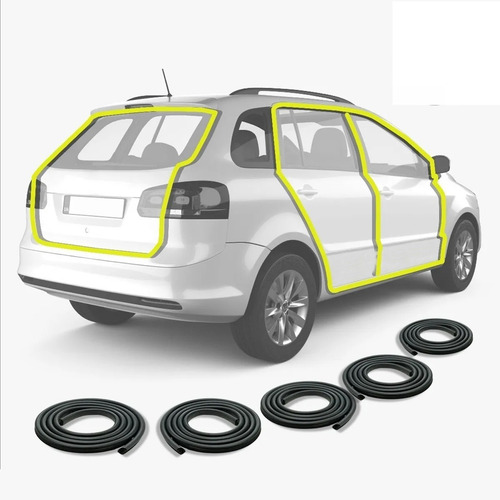 Combo 4 Burletes De Puertas Y Baul Para Volkswagen Suran