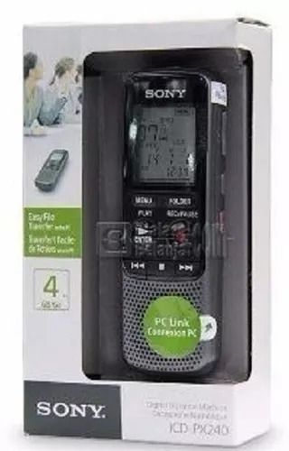 Gravador Digital Voz Sony Px240 + Micro Ultra 16gb Com Nota