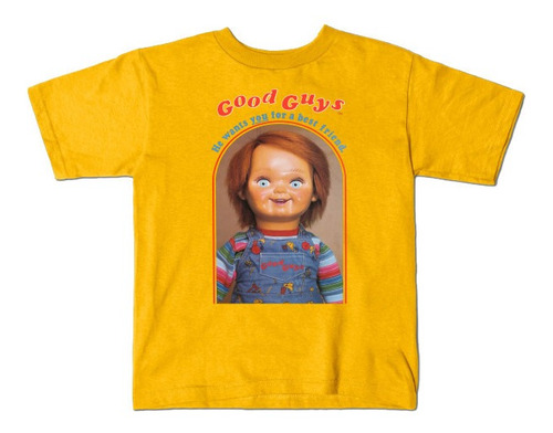 Playera Unisex Chico Bueno Chucky El Muñeco Good Guy Charles