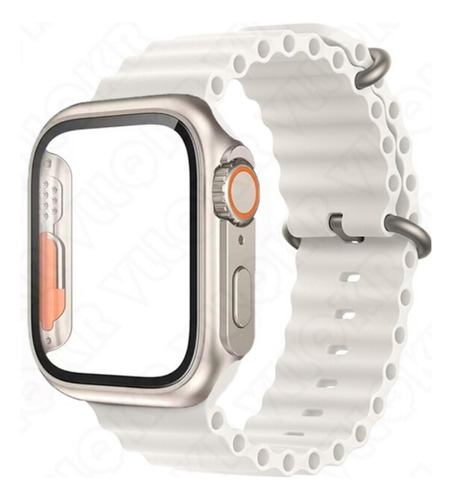 Cristal, Funda Y Correa- Para Apple Watch S 4, 5, 6, 7, Se.