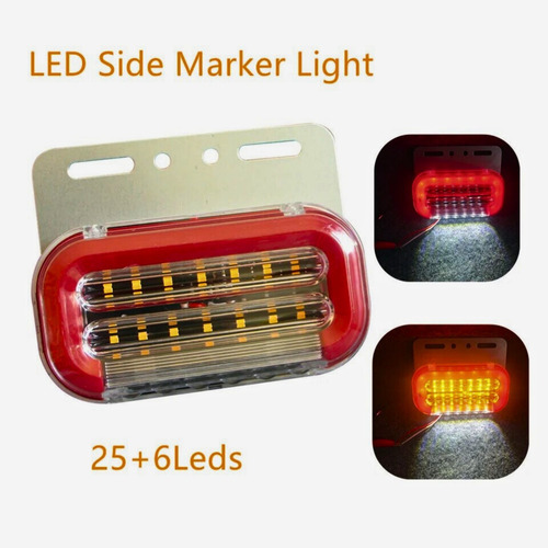 Foco Luz Led Posición Trocha Señalización Secuencial 12/24v