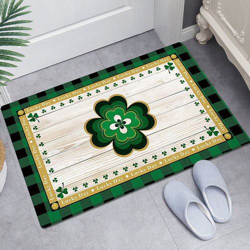 Felpudos K Floor Mat De Bienvenida For El Día De San Patric