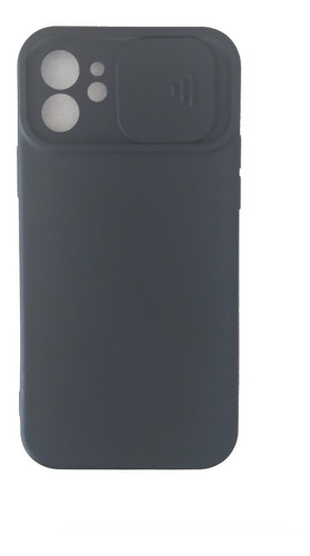 Funda Case Silicona Con Cubre Camara Para iPhone 12 