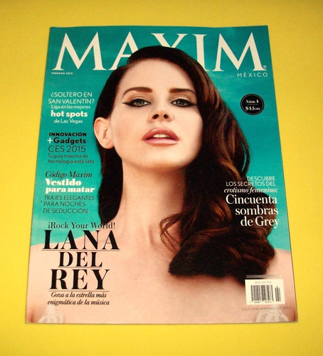 Lana Del Rey Revista Maxim Mexico James Dean Jimmy Page